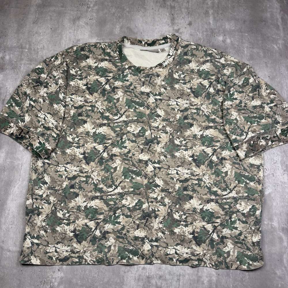 Amongst Others Men's XLBoxy Fit T-Shirt Camo Oversized Cropped Shirt